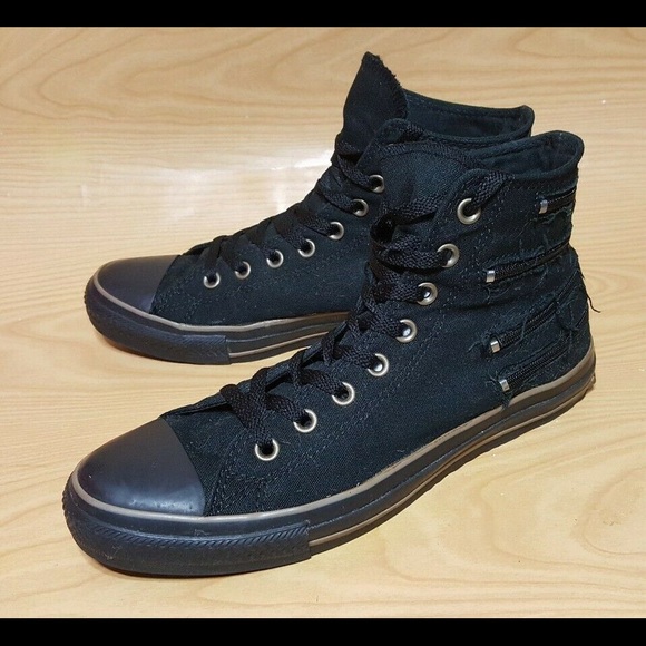 Vintage Converse All Star Chuck Black Hi Top 9 - Picture 3 of 8